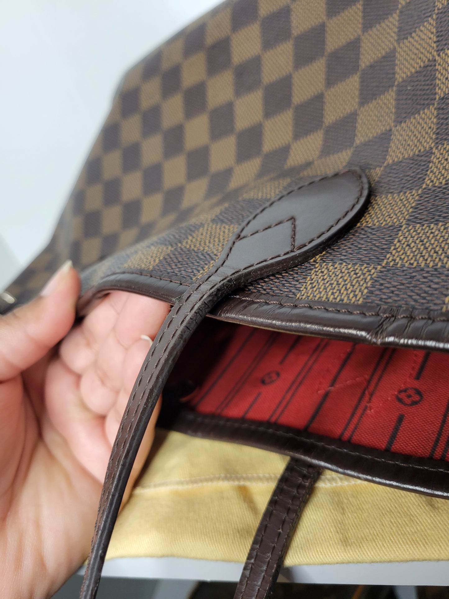 Louis Vuitton Damier Ebene Neverfull PM SD2009