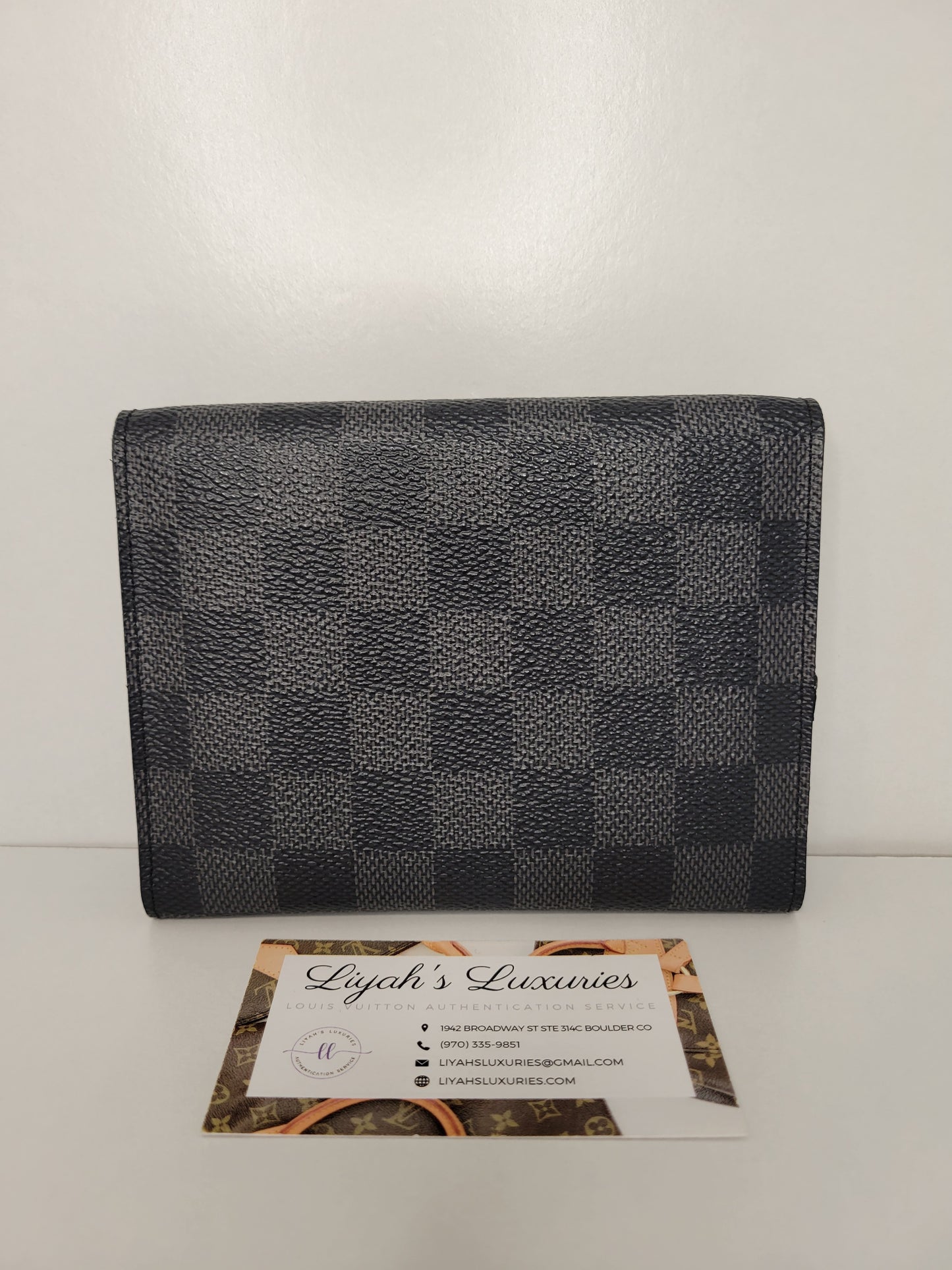 Louis Vuitton Damier Graphite Compact Modulable Wallet MI4009