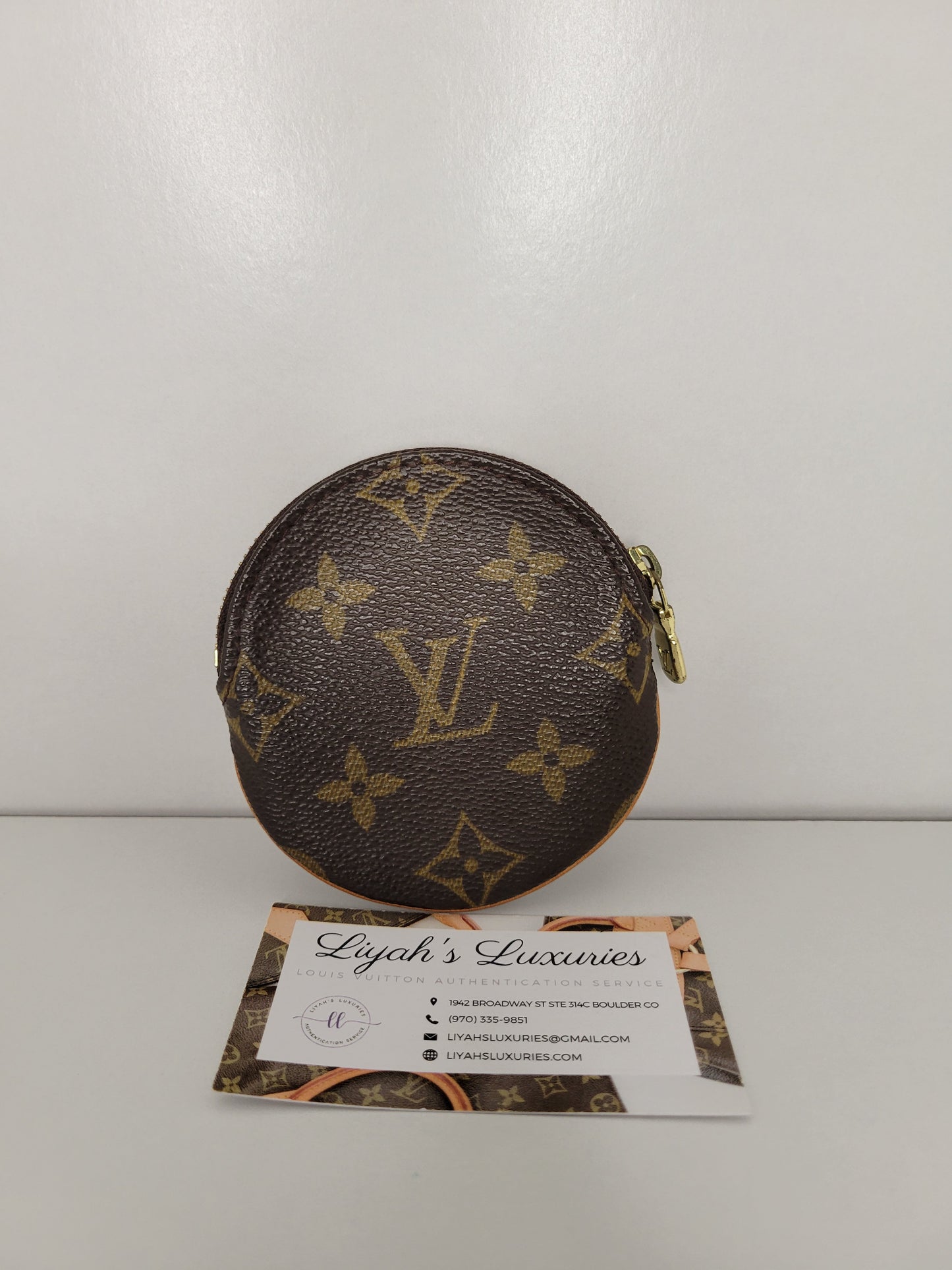 Louis Vuitton Monogram Round Coin Purse CT0054