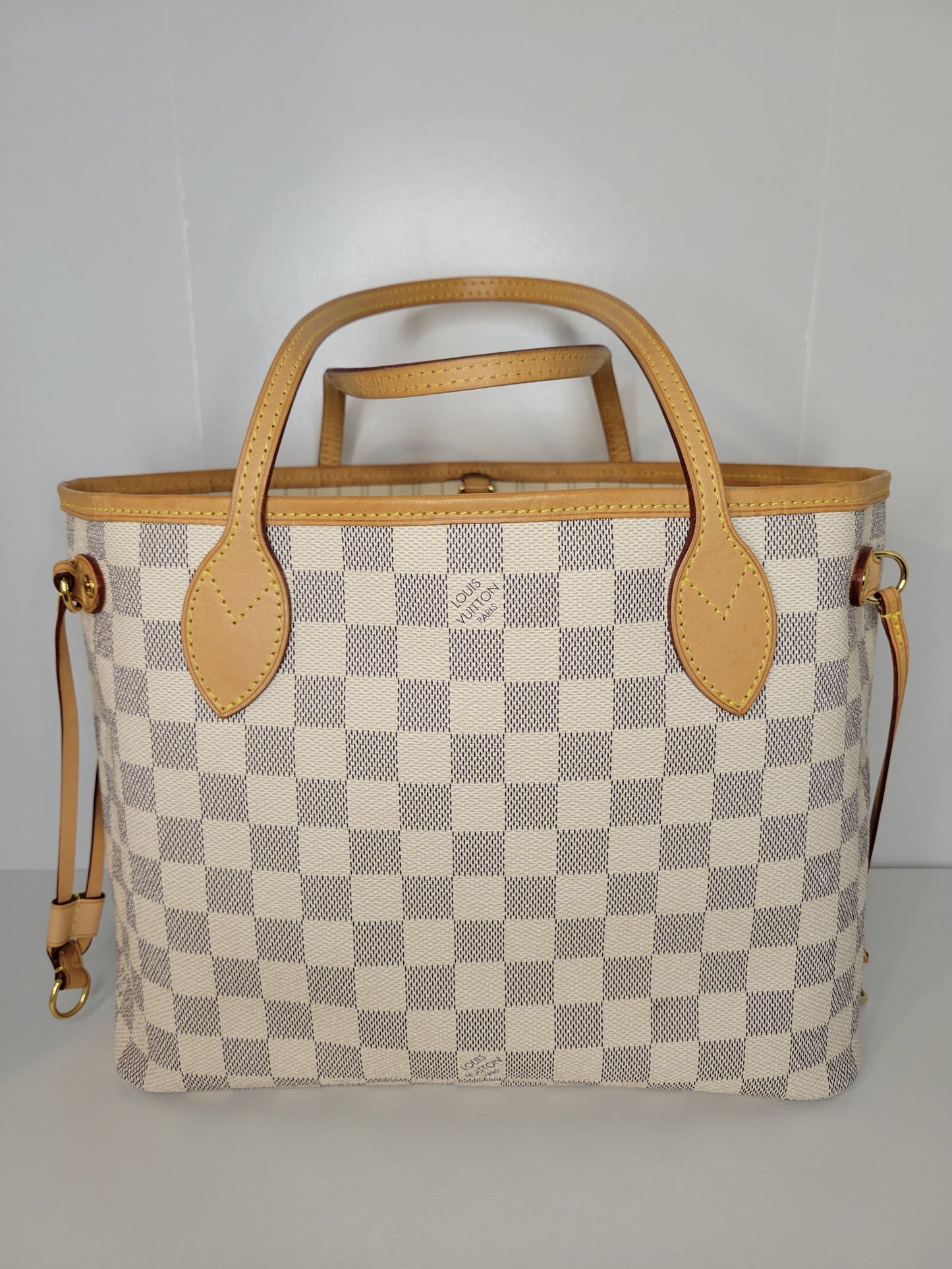 Louis Vuitton Damier Azur Neverfull PM & Pochette AR1134