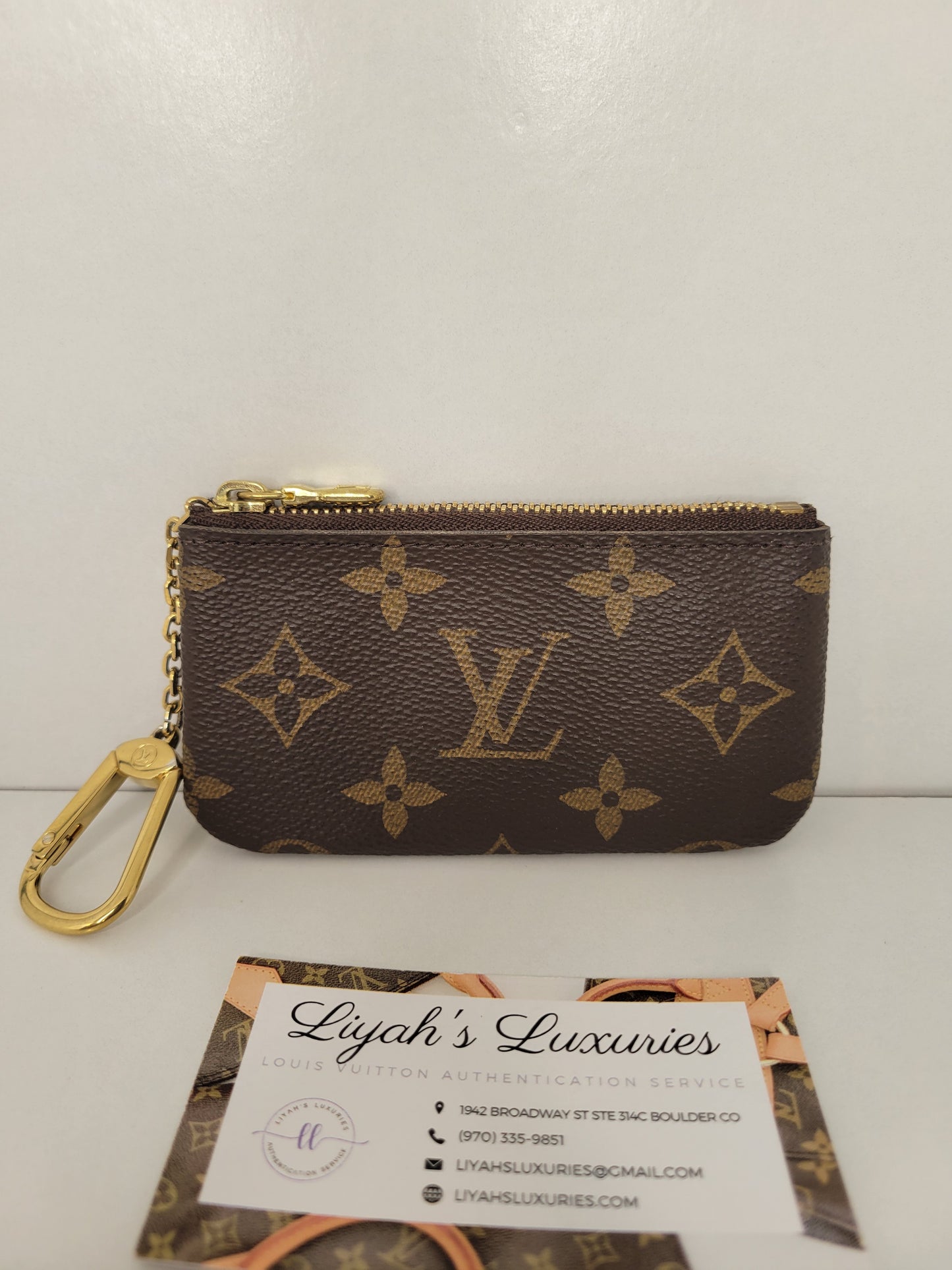 Louis Vuitton Cles Monogram Key Pouch