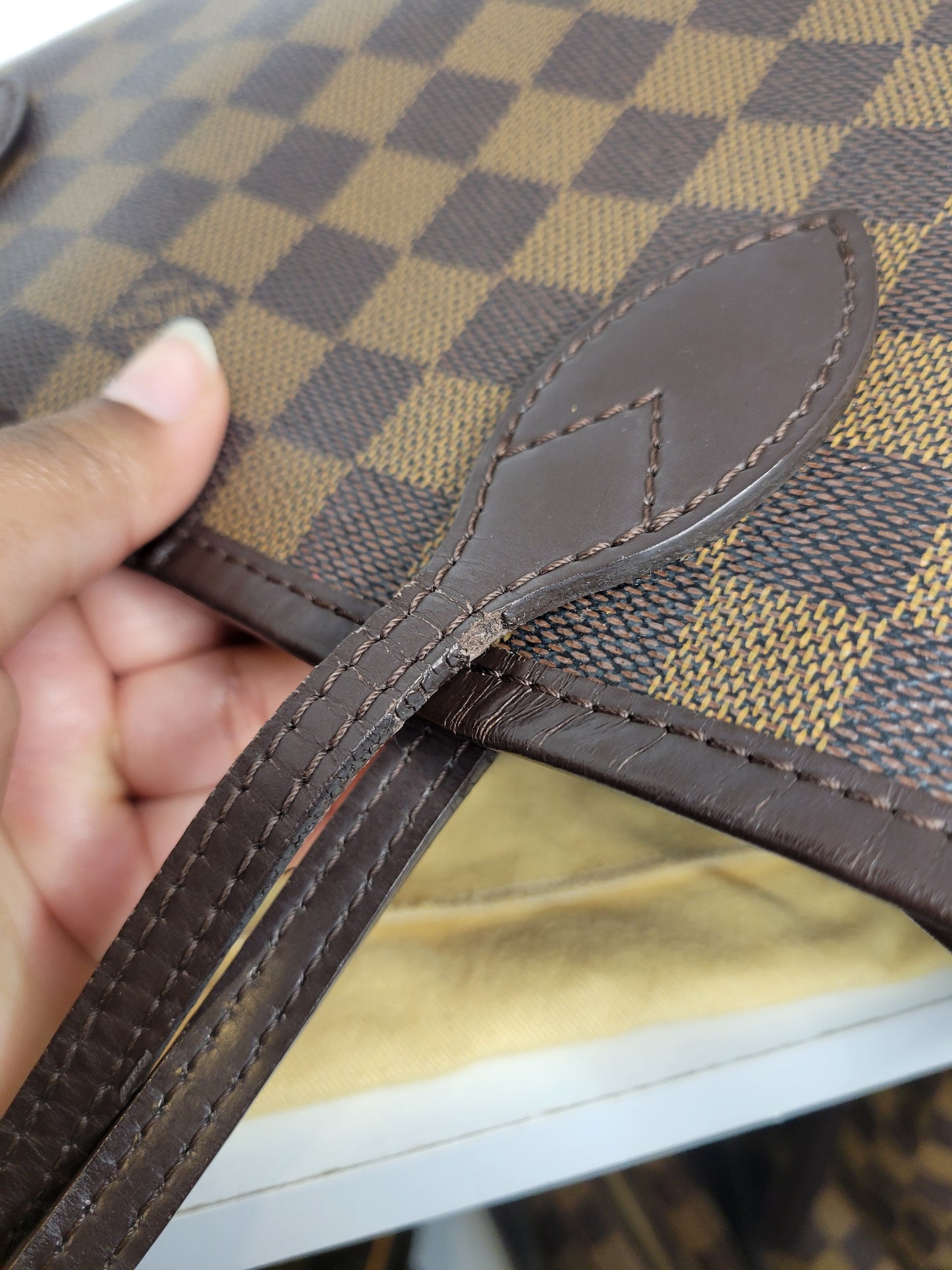 Louis Vuitton Damier Ebene Neverfull PM SD2009