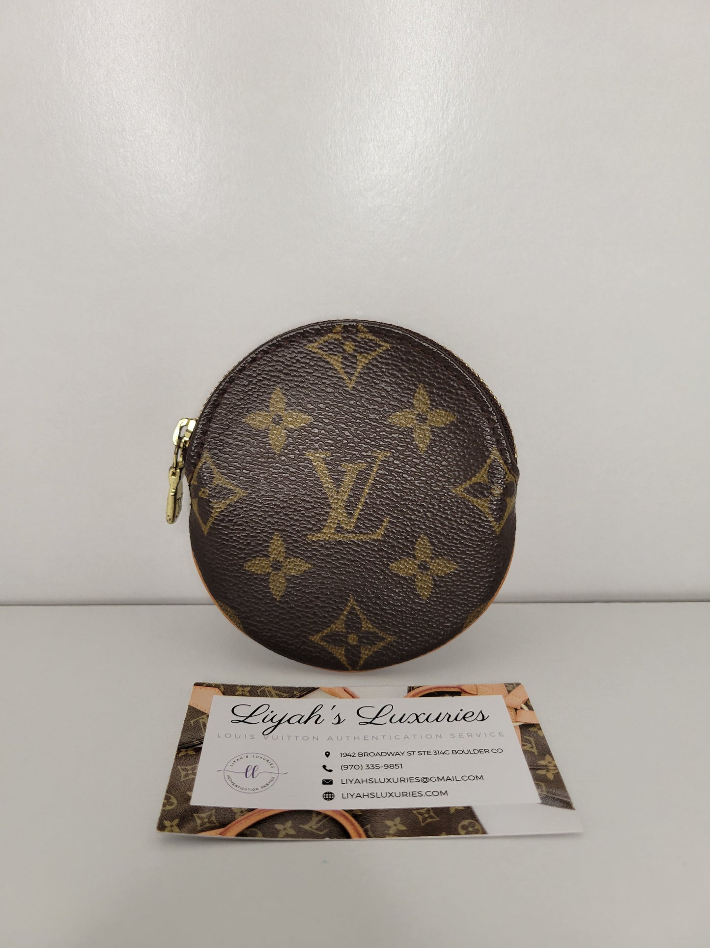 Louis Vuitton Monogram Round Coin Purse CT0054