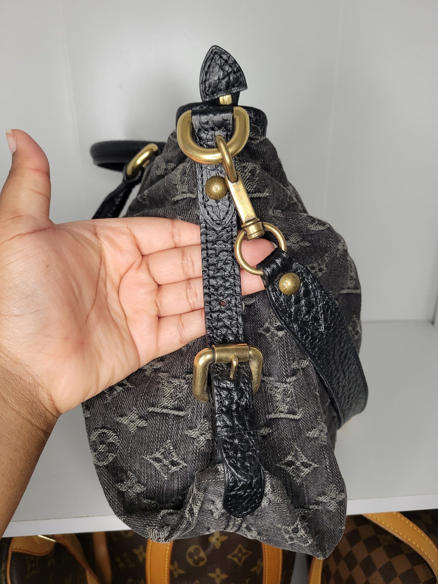 Louis Vuitton Monogram Denim Neo Cabby TH3067