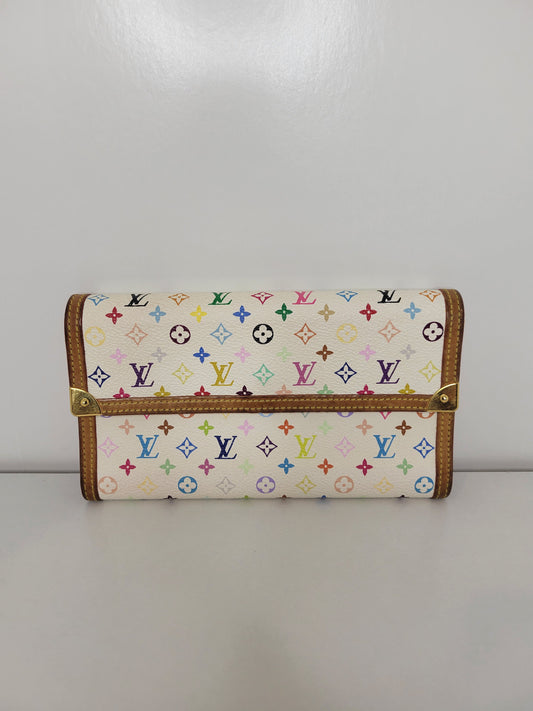Louis Vuitton Multicolore Porte Tresor Intl Wallet TH0044