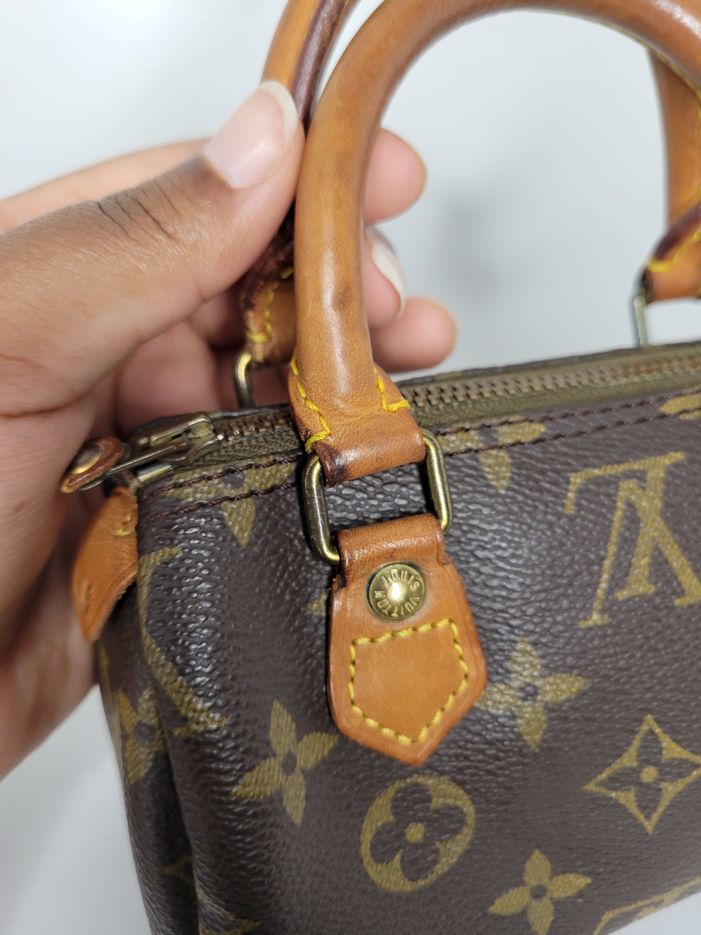 Louis Vuitton Mini Speedy HL w / Strap