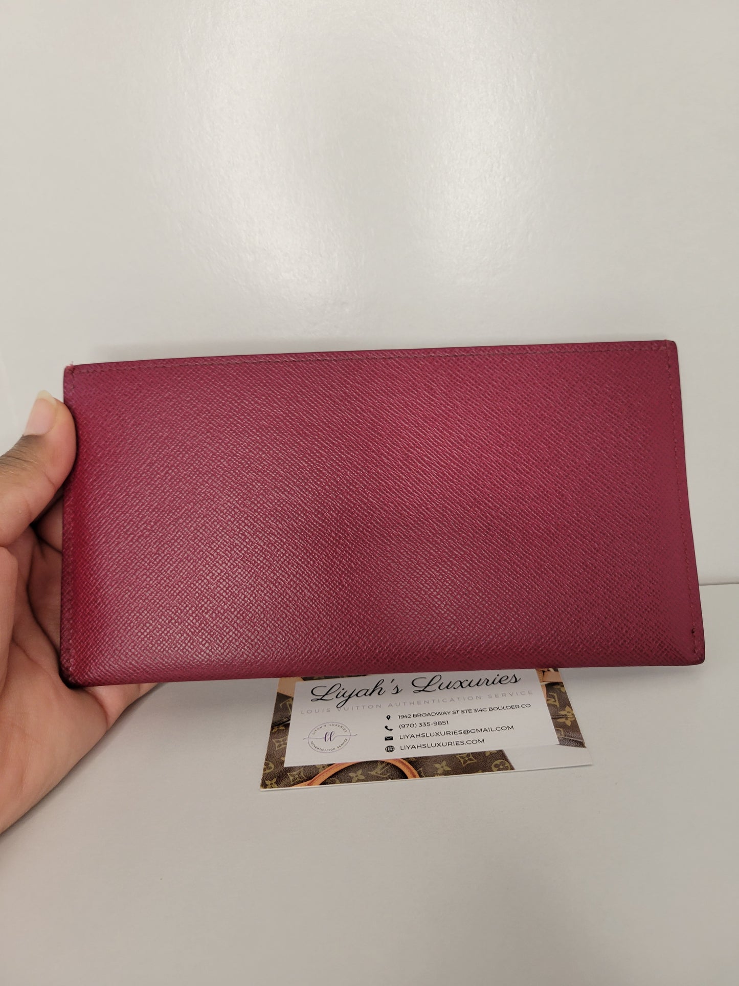 Louis Vuitton Fuschia Felicie Card Holder