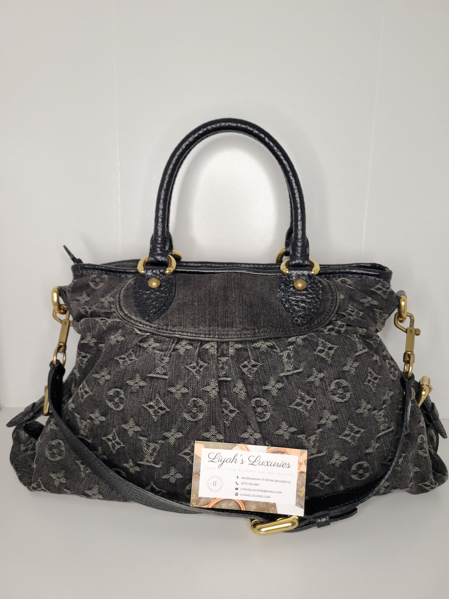 Louis Vuitton Monogram Denim Neo Cabby TH3067