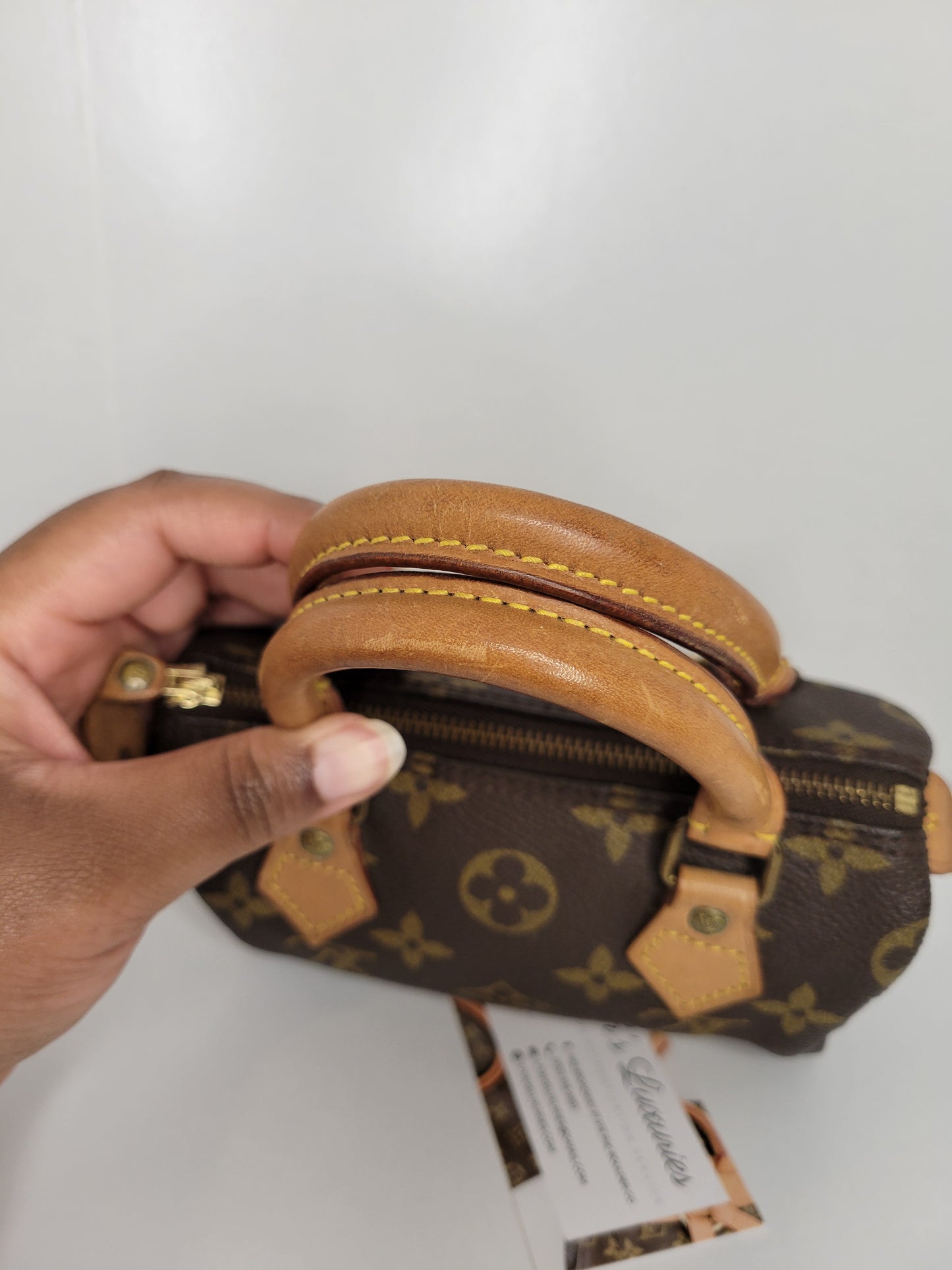 Louis Vuitton Mini Speedy HL with LV Monogram Strap TH0962