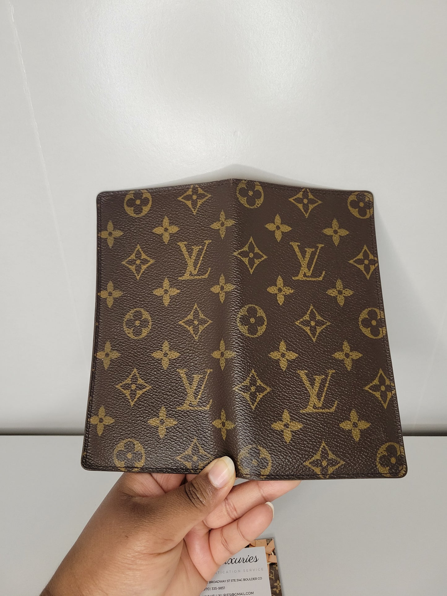 Louis Vuitton Monogram Checkbook Wallet CT0033