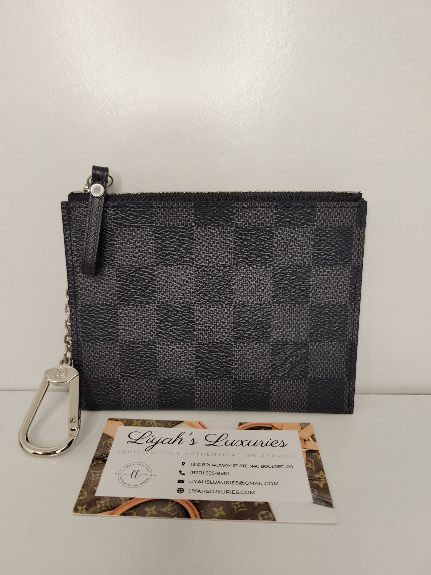 Louis Vuitton Damier Graphite Compact Modulable Wallet MI4009