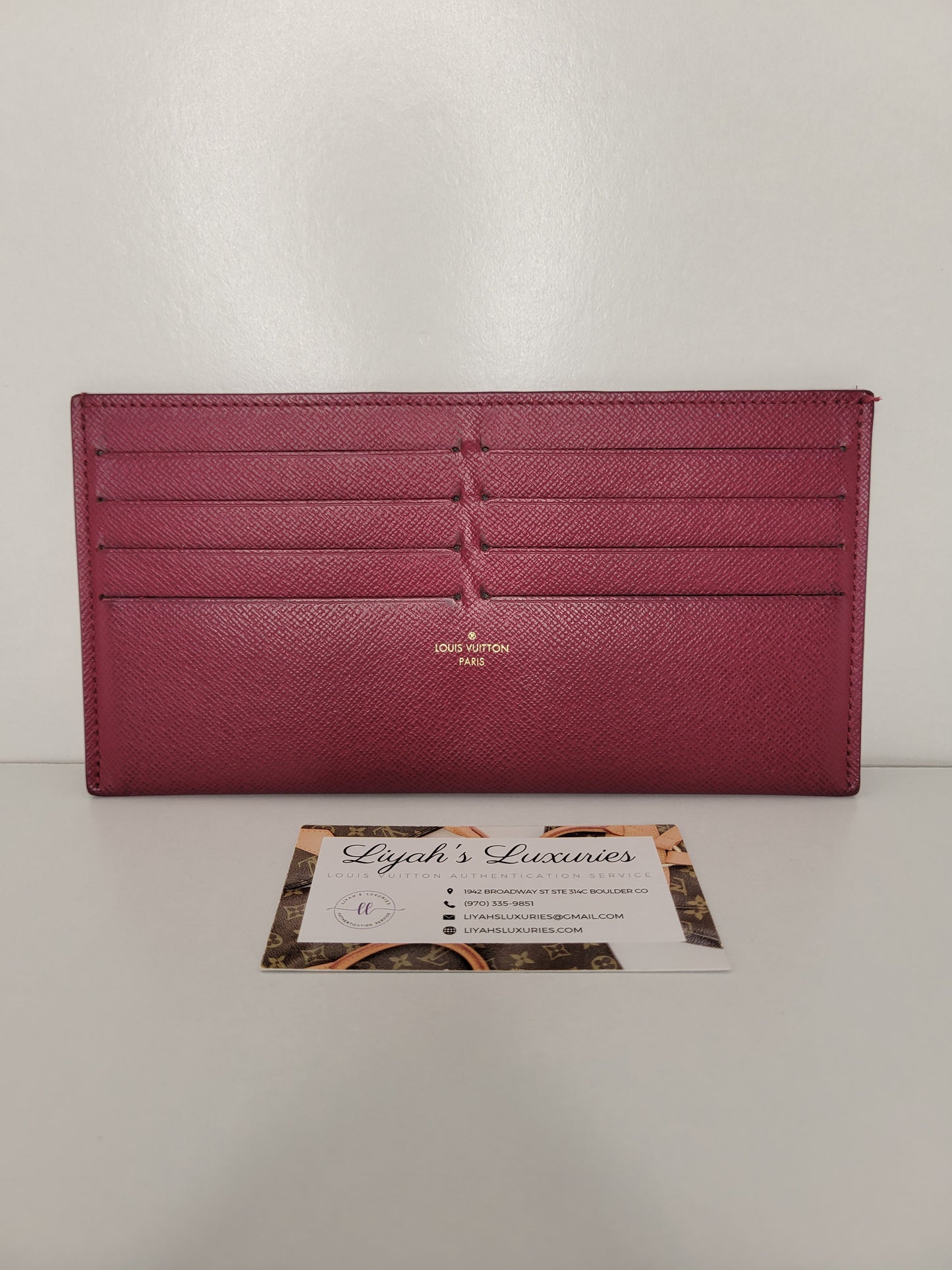 Louis Vuitton Fuschia Felicie Card Holder