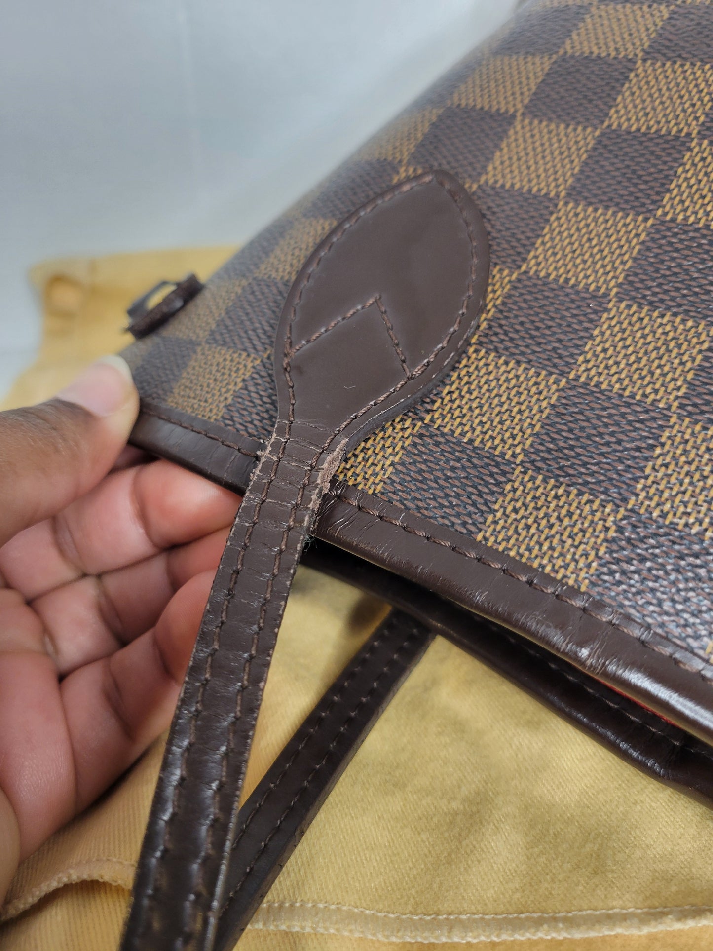 Louis Vuitton Damier Ebene Neverfull PM SD2009