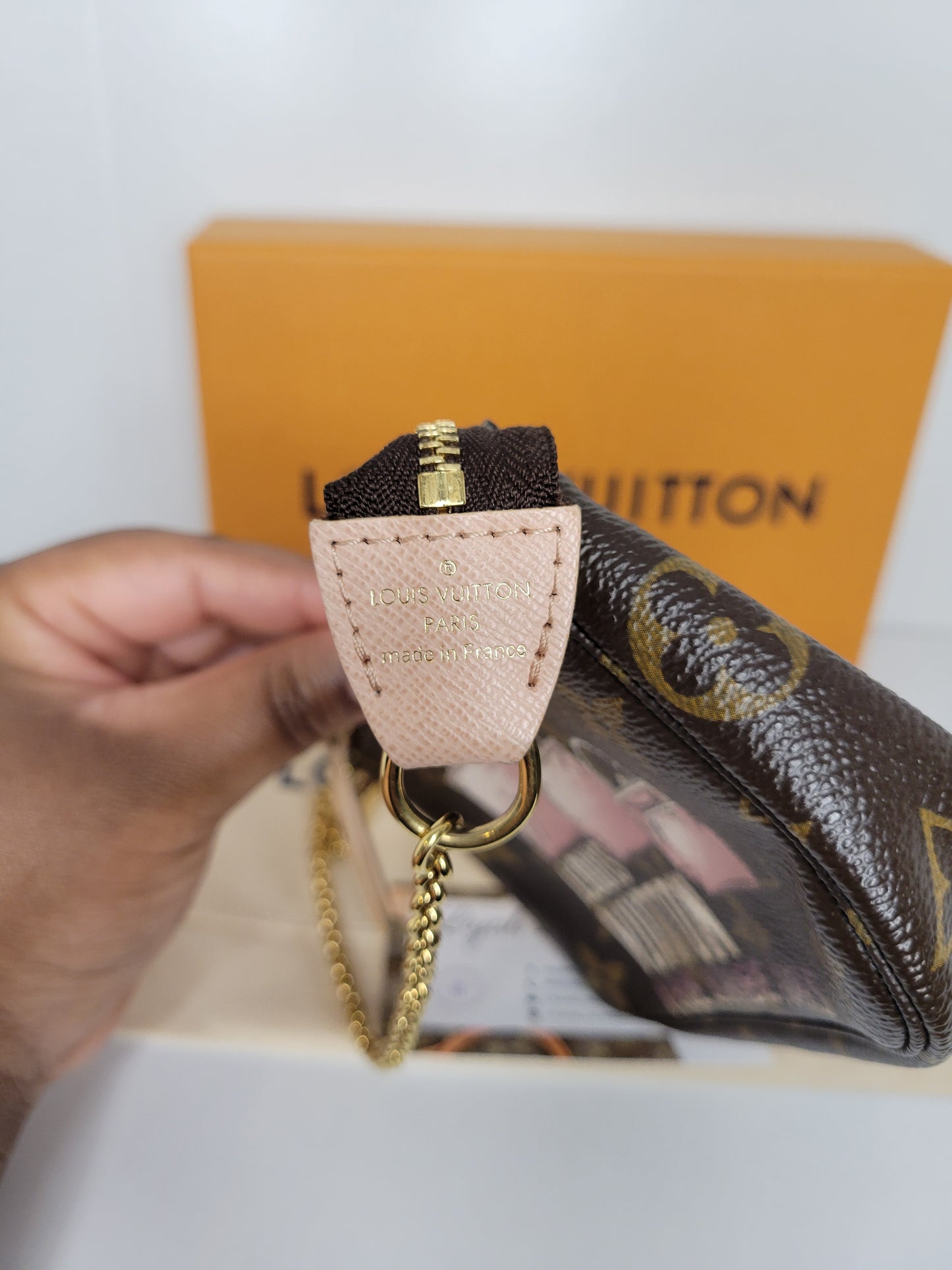 Louis Vuitton Limited Edition L Rue Scribe Mini Pochette