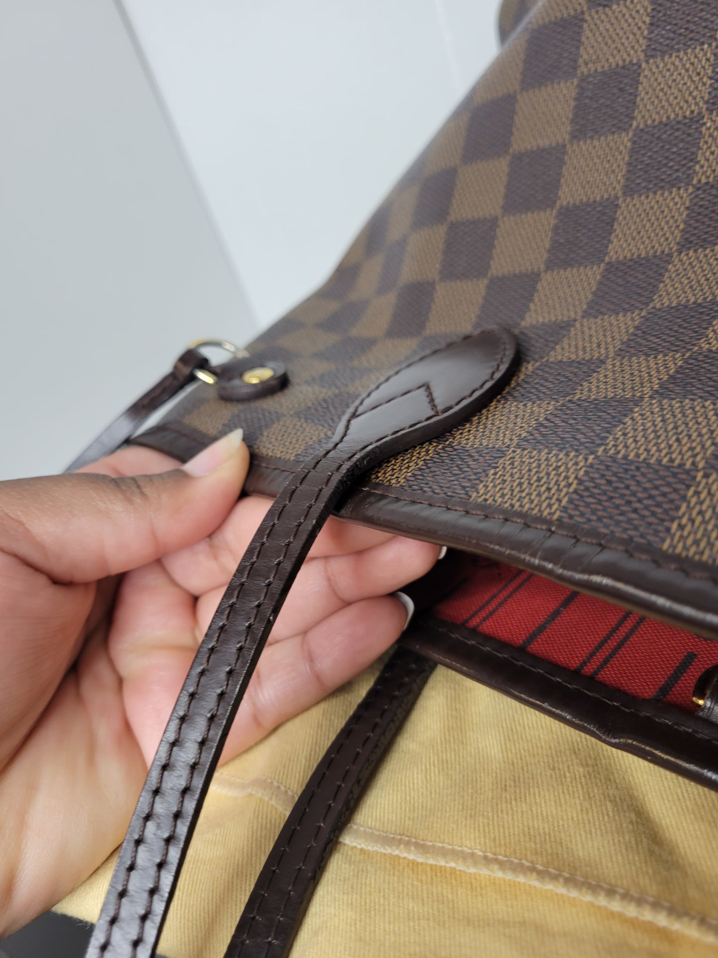 Louis Vuitton Damier Ebene Neverfull PM SD2009