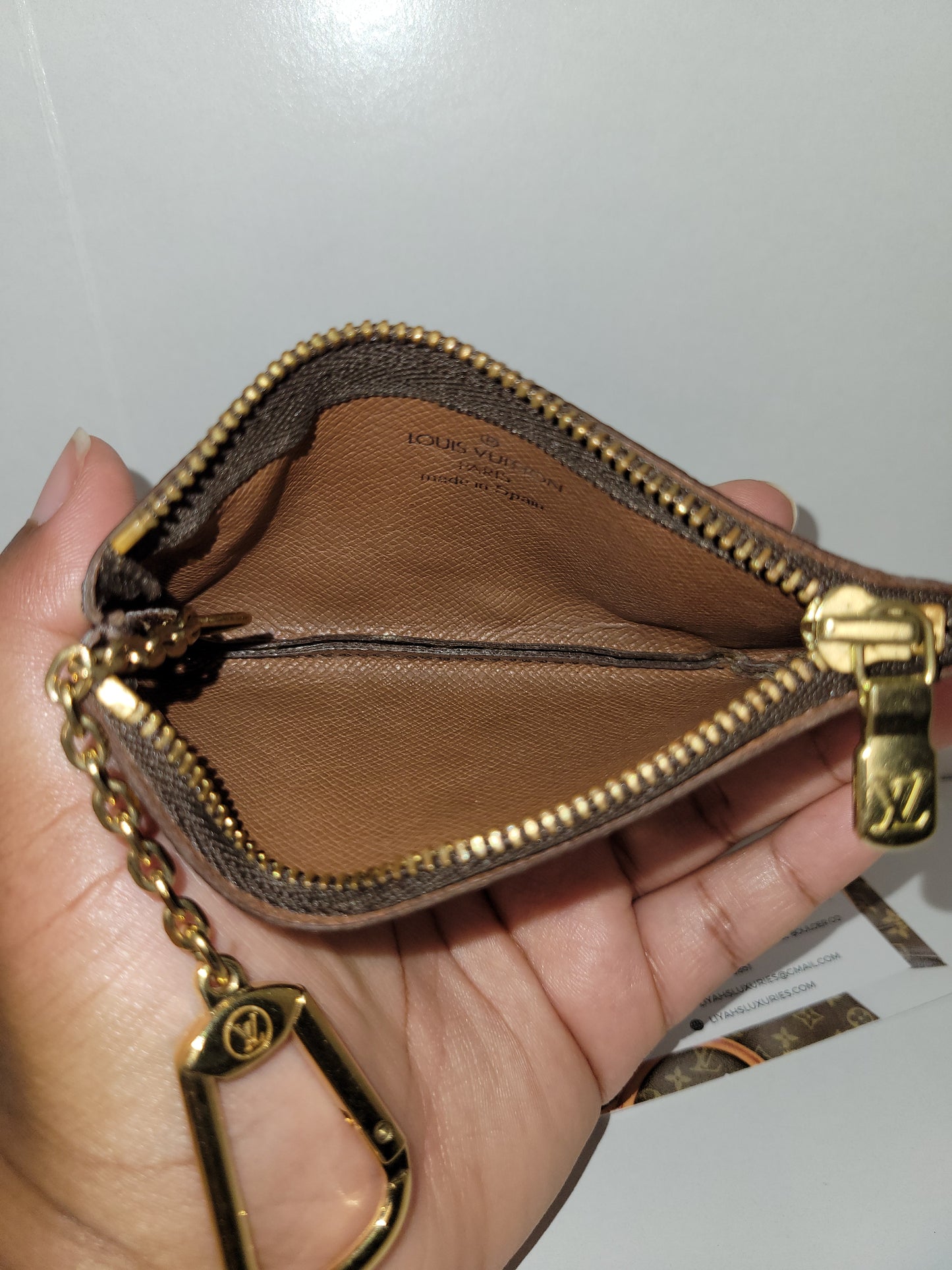 Louis Vuitton Monogram Key Pouch CA0916