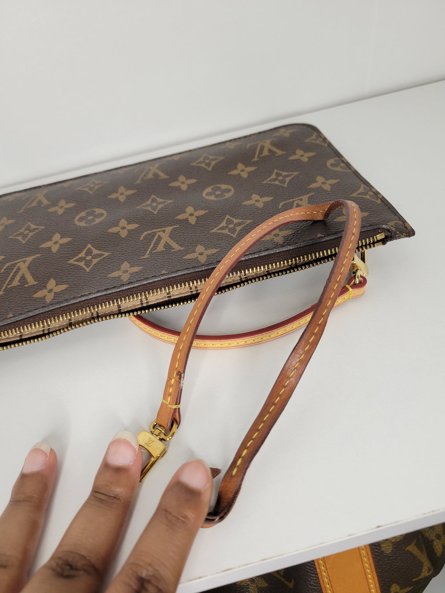 Louis Vuitton Neverfull Pochette Clutch MM/GM SD1156