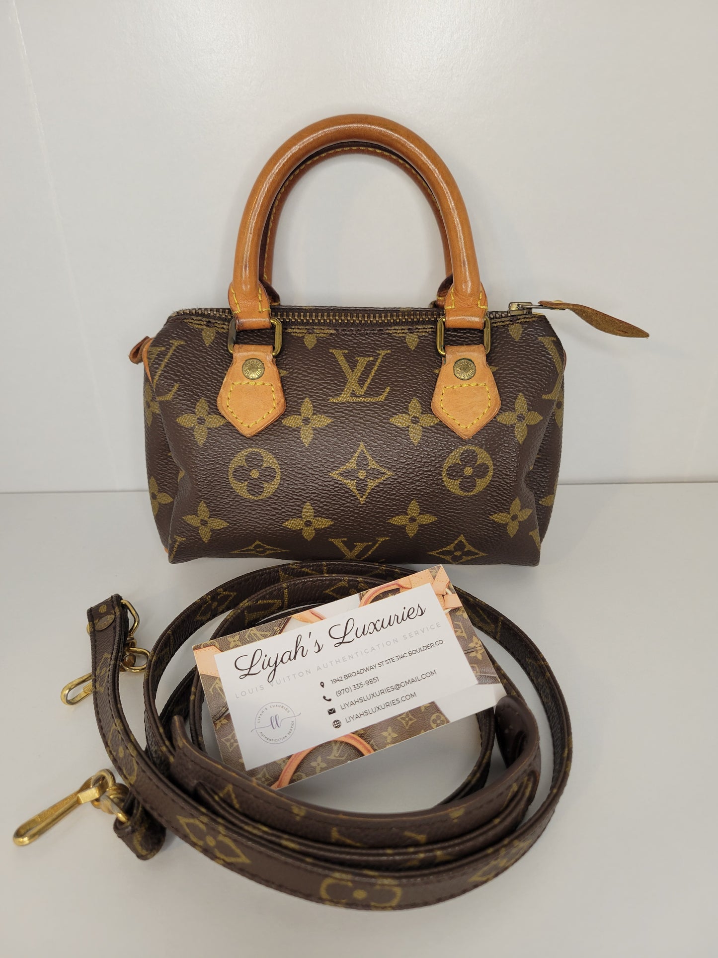 Louis Vuitton Mini Speedy HL with Strap