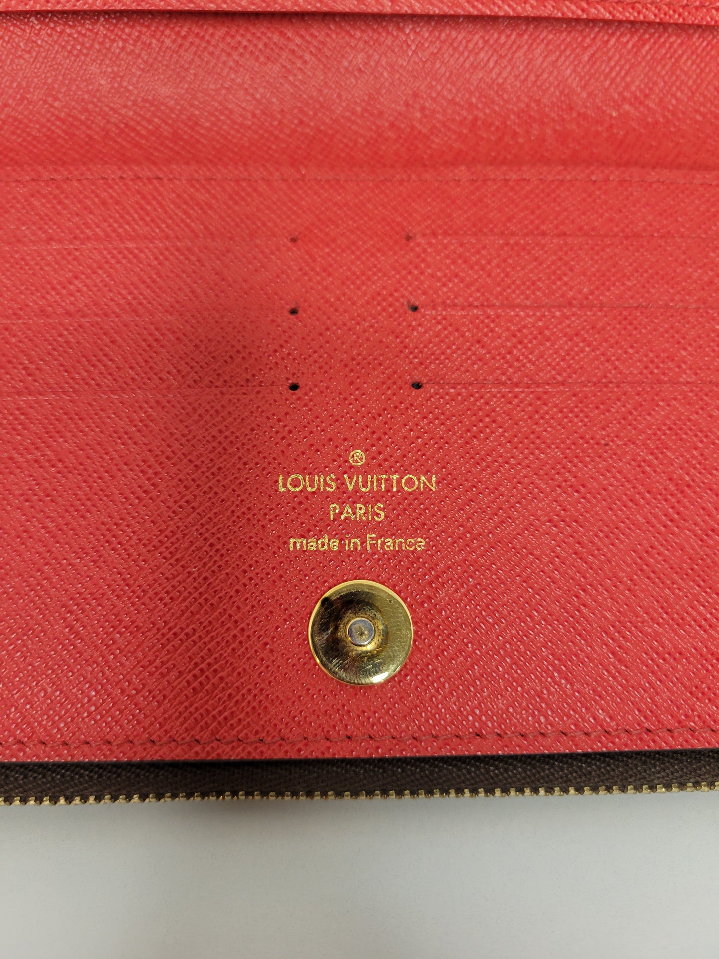Louis Vuitton Monogram Coquelicot Adele Wallet