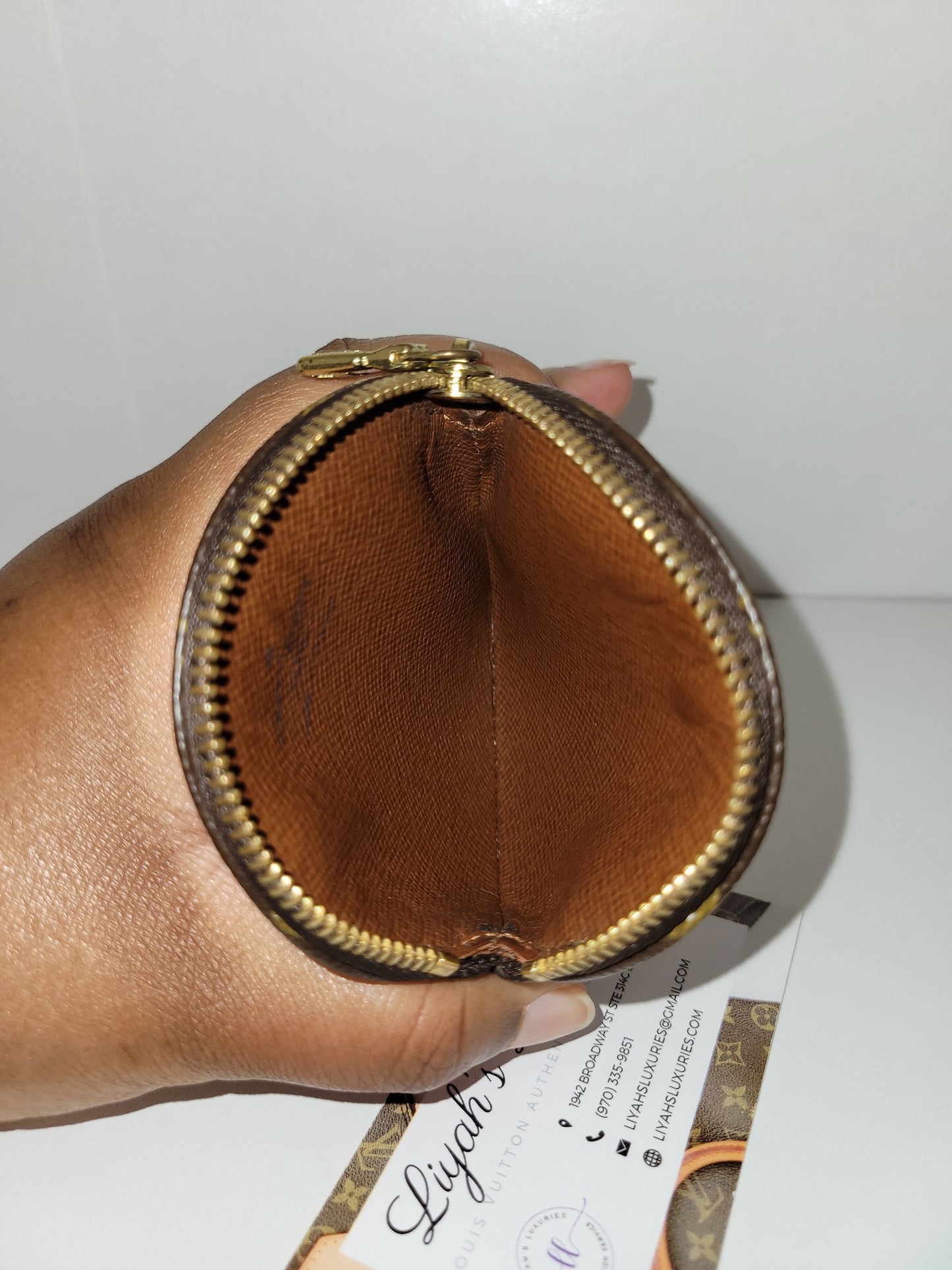 Louis Vuitton Monogram Round Coin Purse CT0054