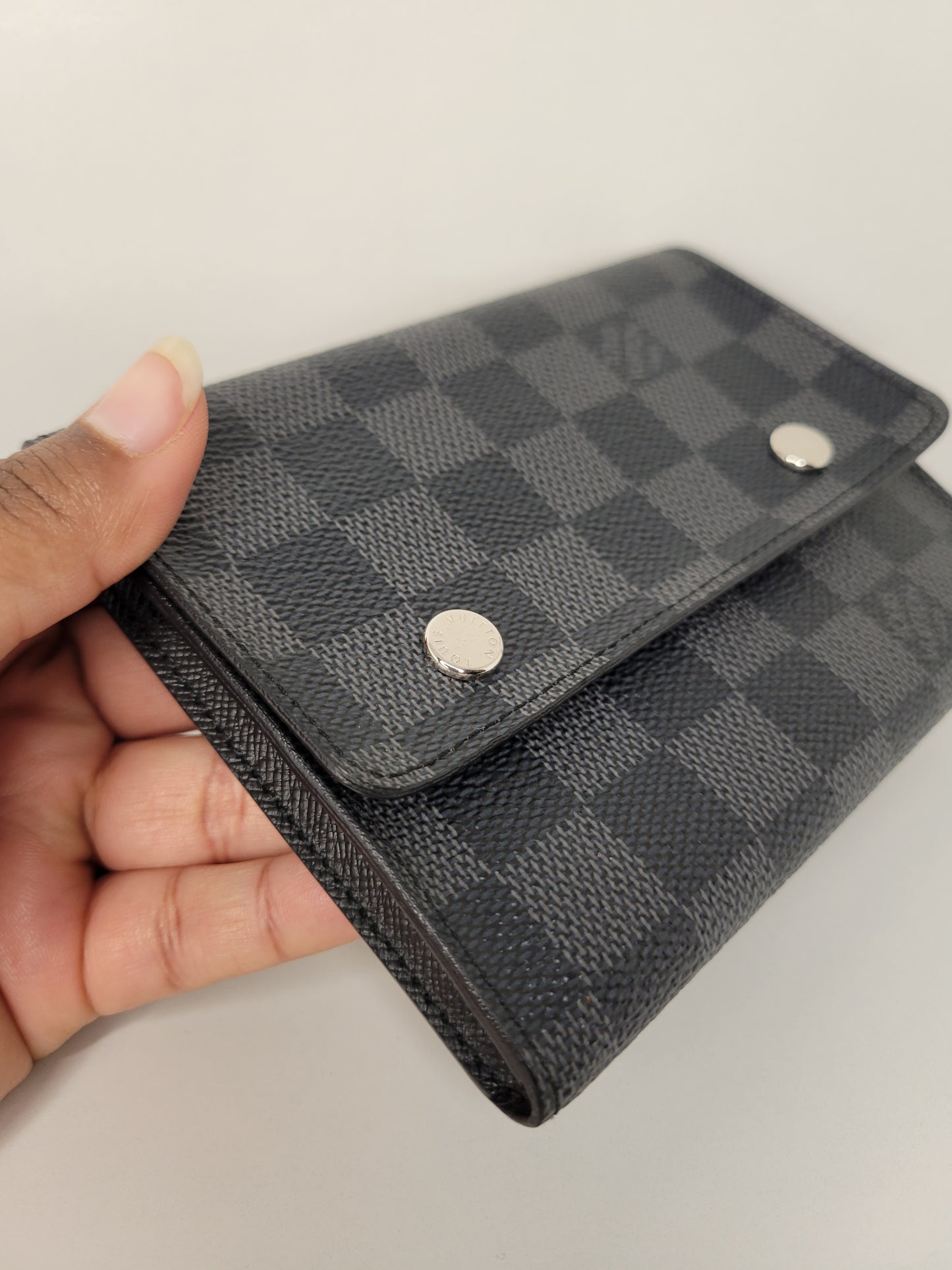 Louis Vuitton Damier Graphite Compact Modulable Wallet MI5009