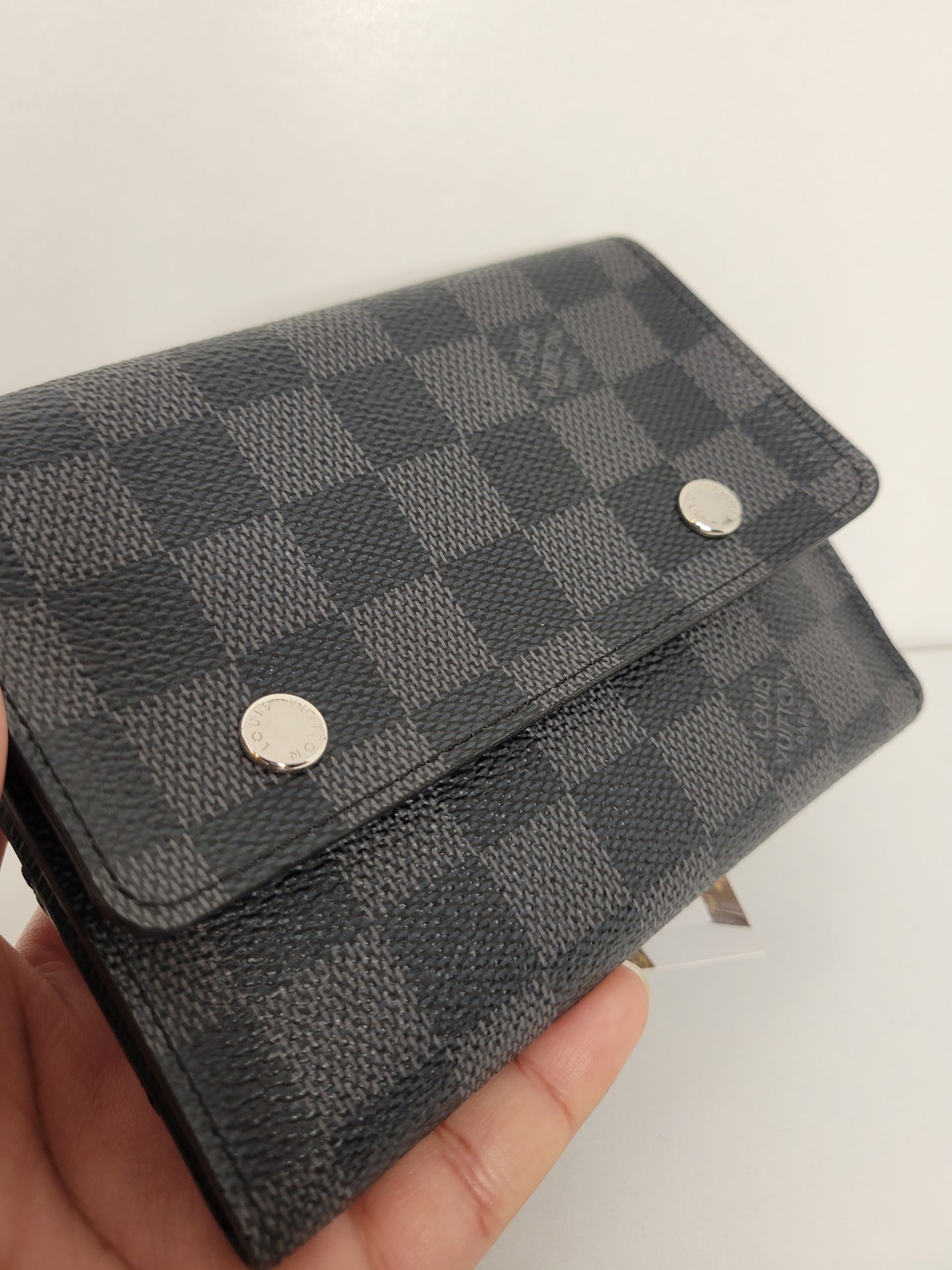 Louis Vuitton Damier Graphite Compact Modulable Wallet MI4009