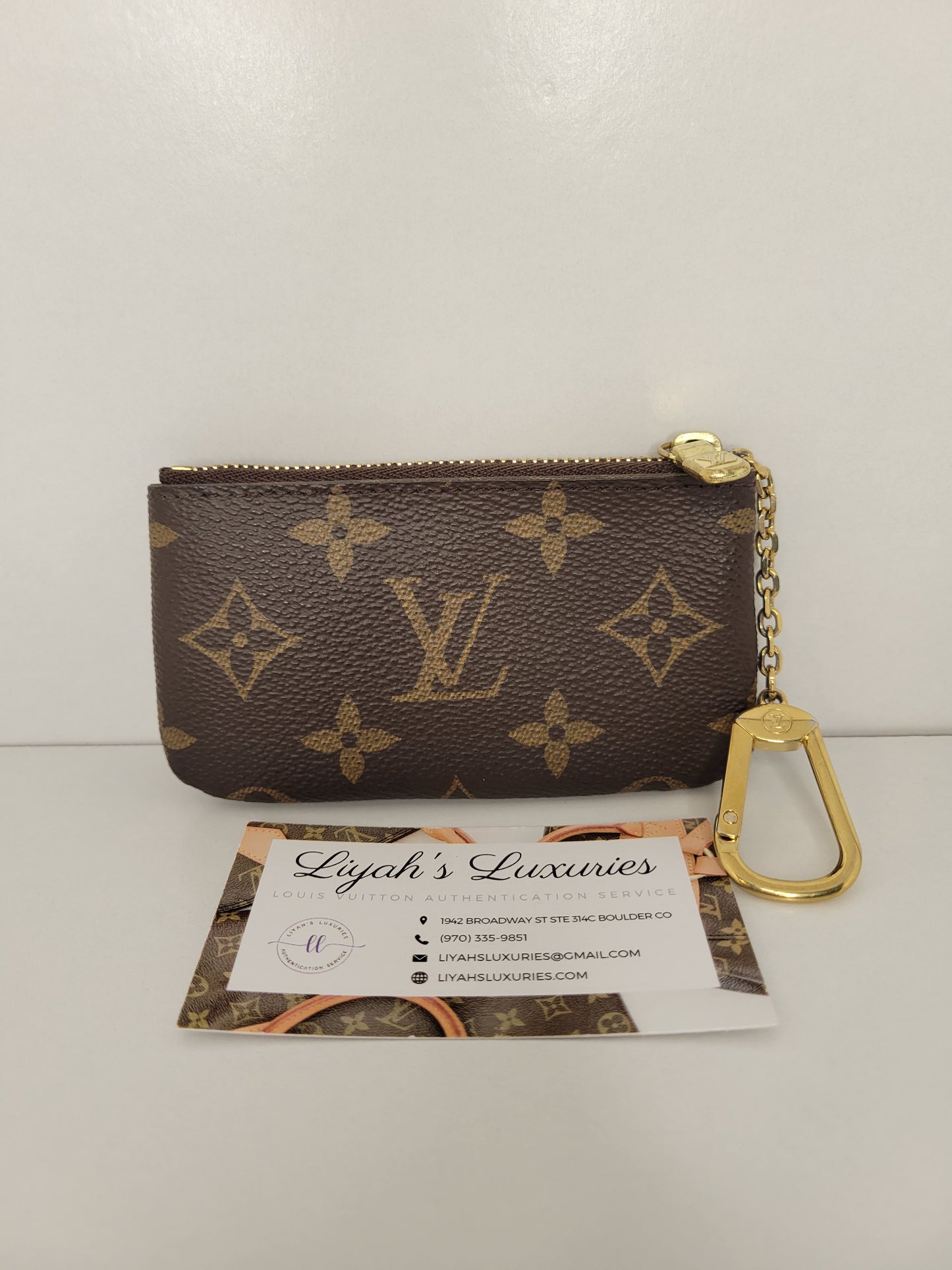 Louis Vuitton Cles Monogram Key Pouch