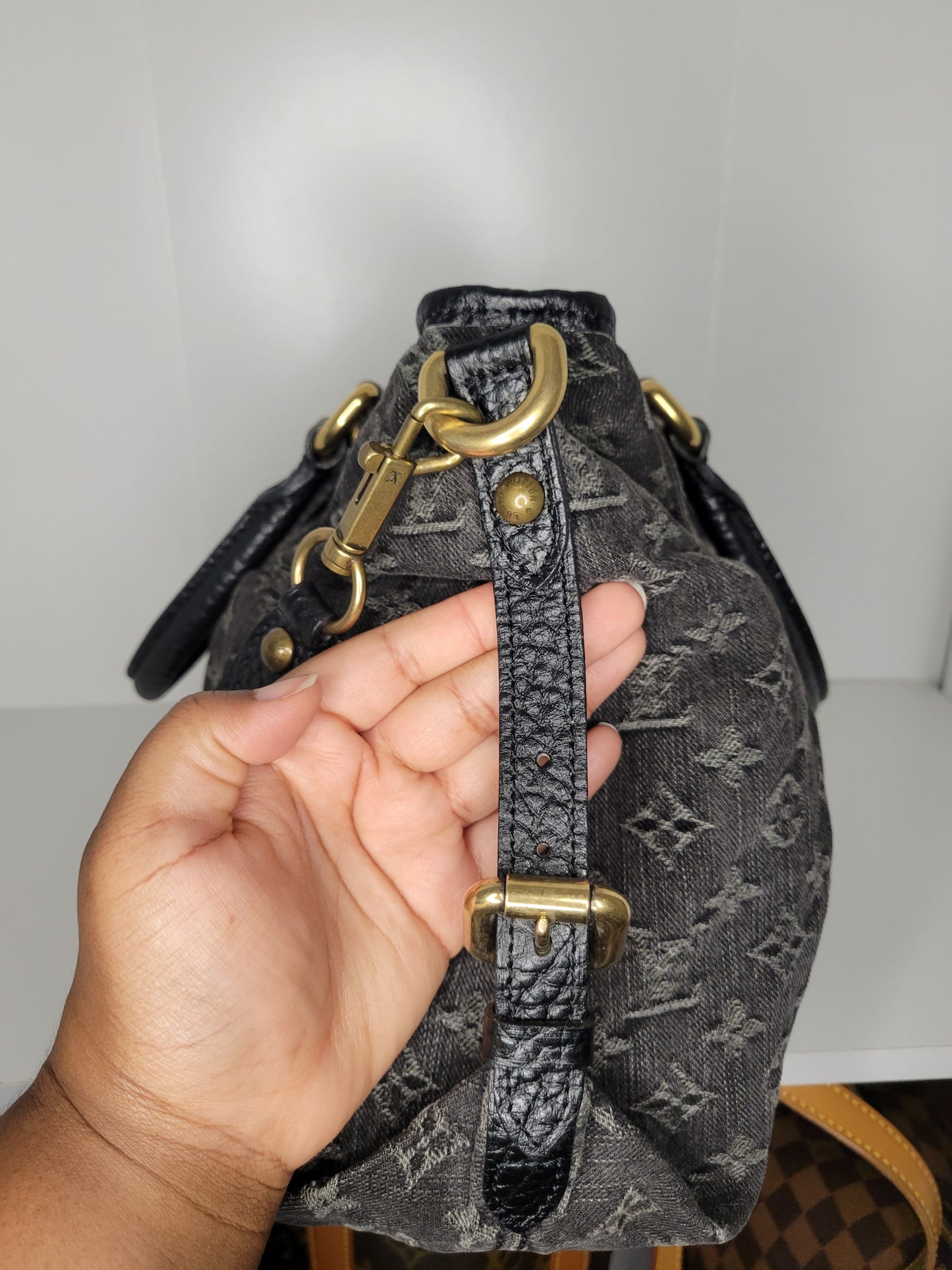 Louis Vuitton Monogram Denim Neo Cabby TH3067