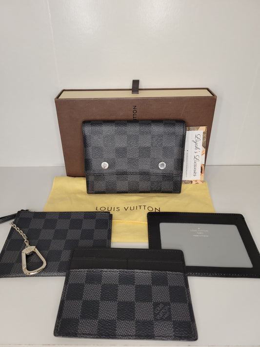 Louis Vuitton Damier Graphite Compact Modulable Wallet MI5009