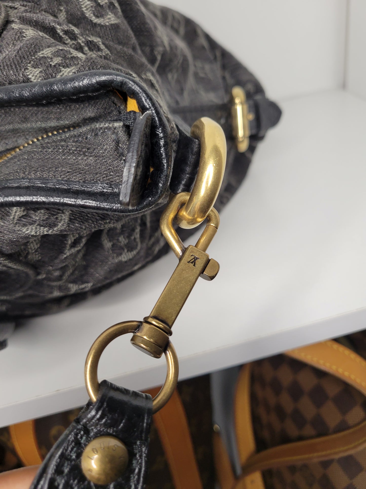 Louis Vuitton Monogram Denim Neo Cabby TH3067