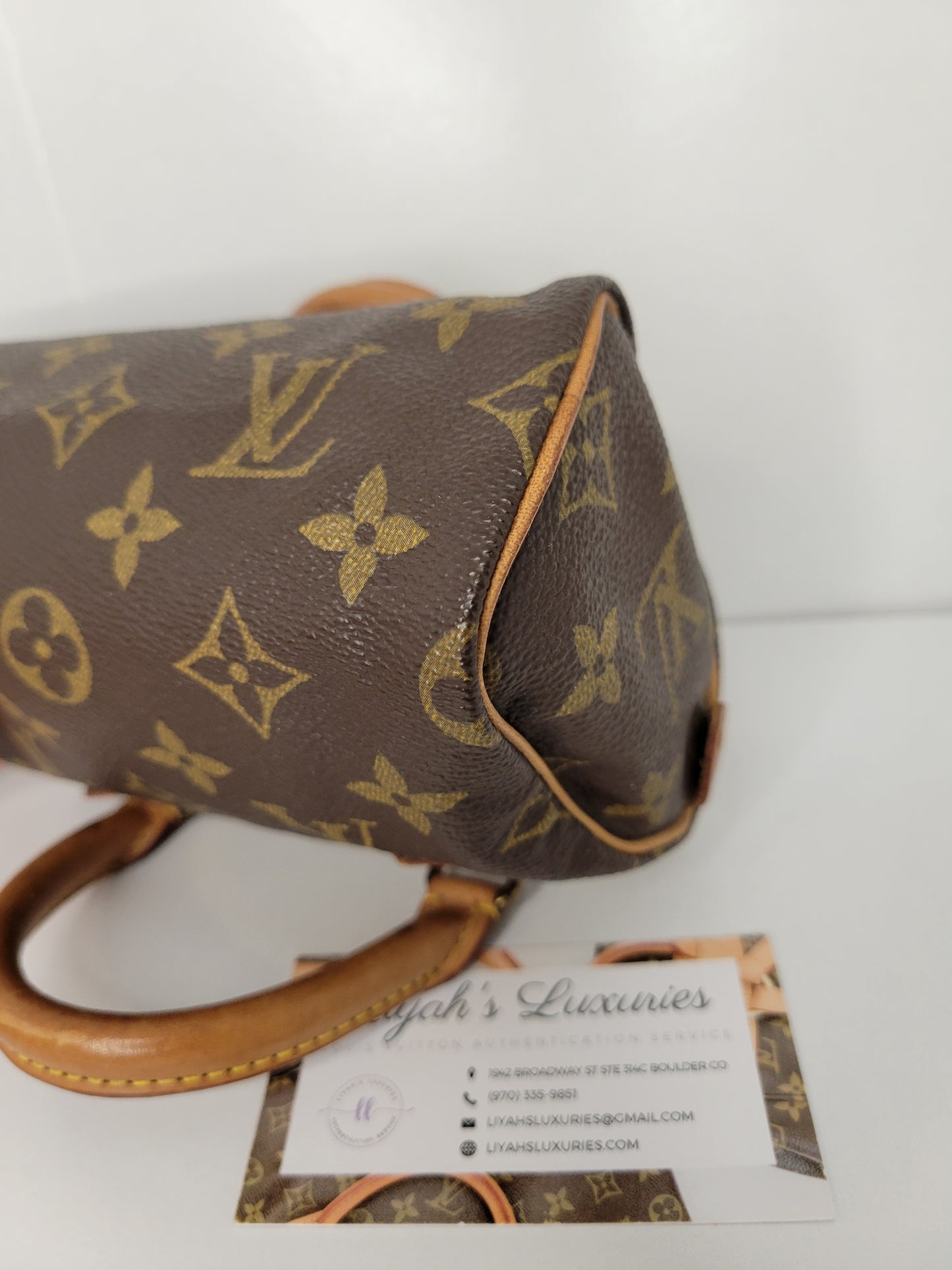 Louis Vuitton Mini Speedy HL with LV Monogram Strap TH0962