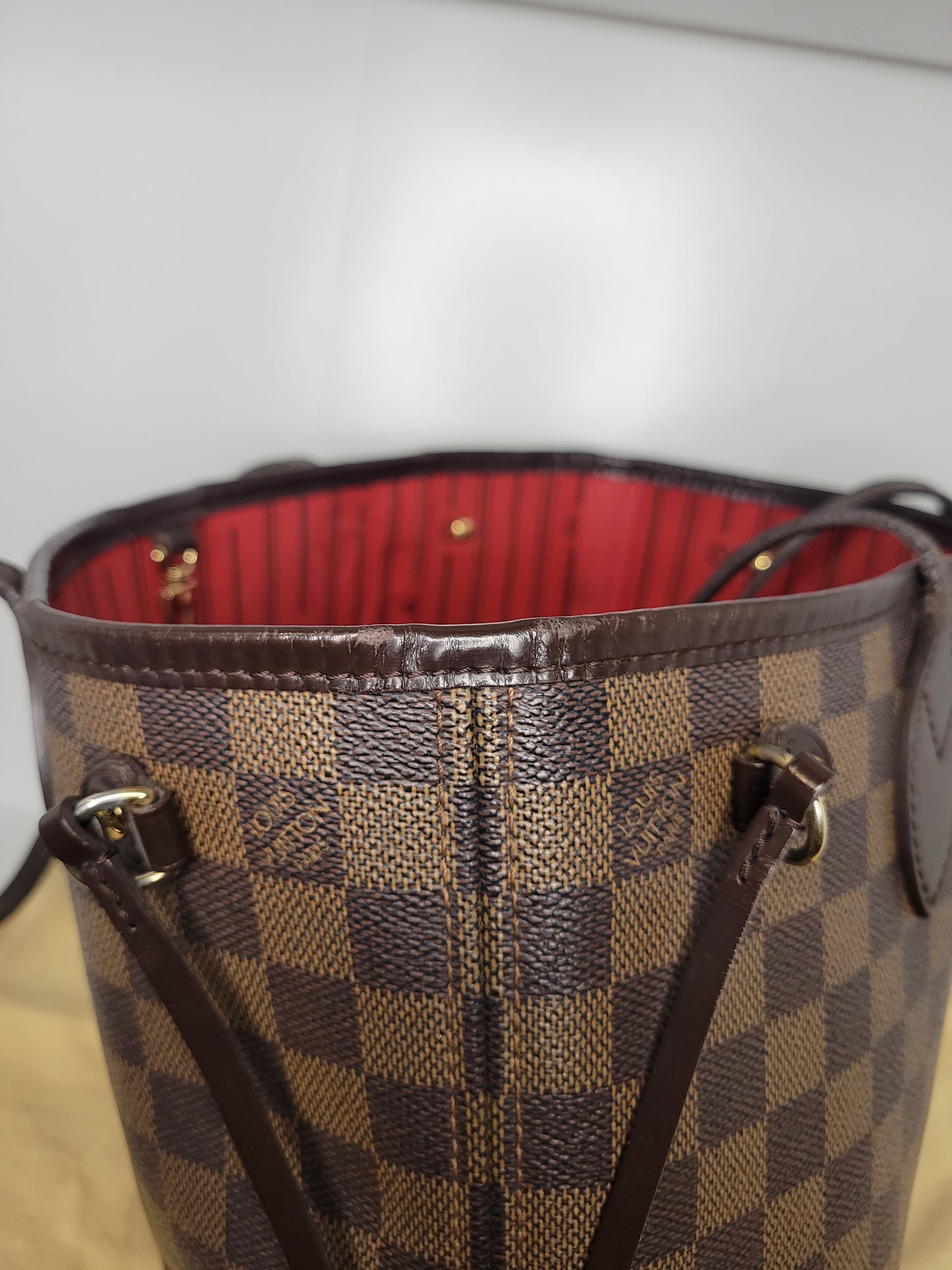 Louis Vuitton Damier Ebene Neverfull PM SD2009