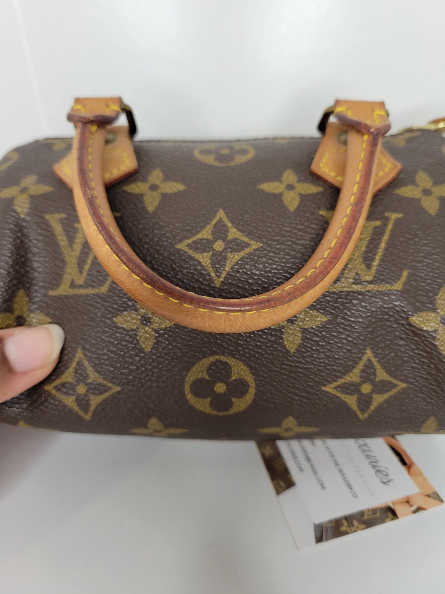 Louis Vuitton Mini Speedy HL with LV Monogram Strap TH0962