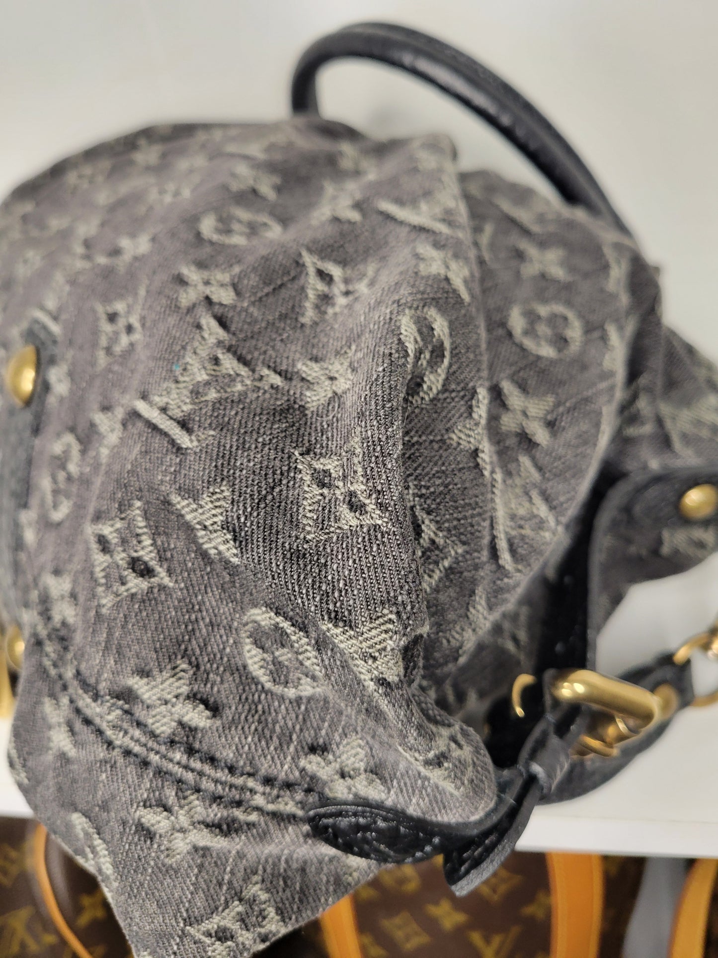 Louis Vuitton Monogram Denim Neo Cabby TH3067