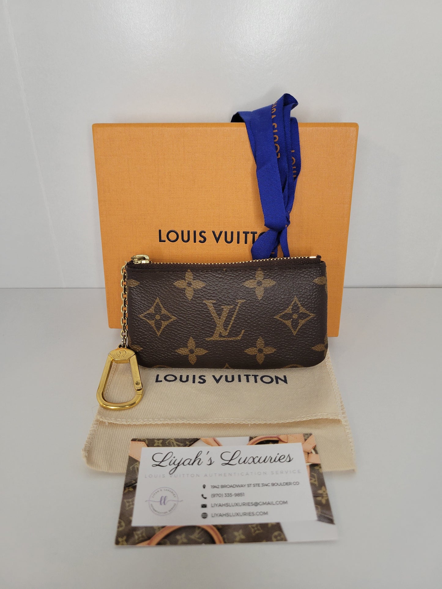 Louis Vuitton Key Pouch Cles Monogram CT2280