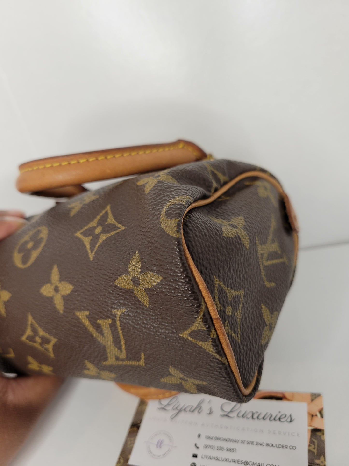 Louis Vuitton Mini Speedy HL with LV Monogram Strap TH0962