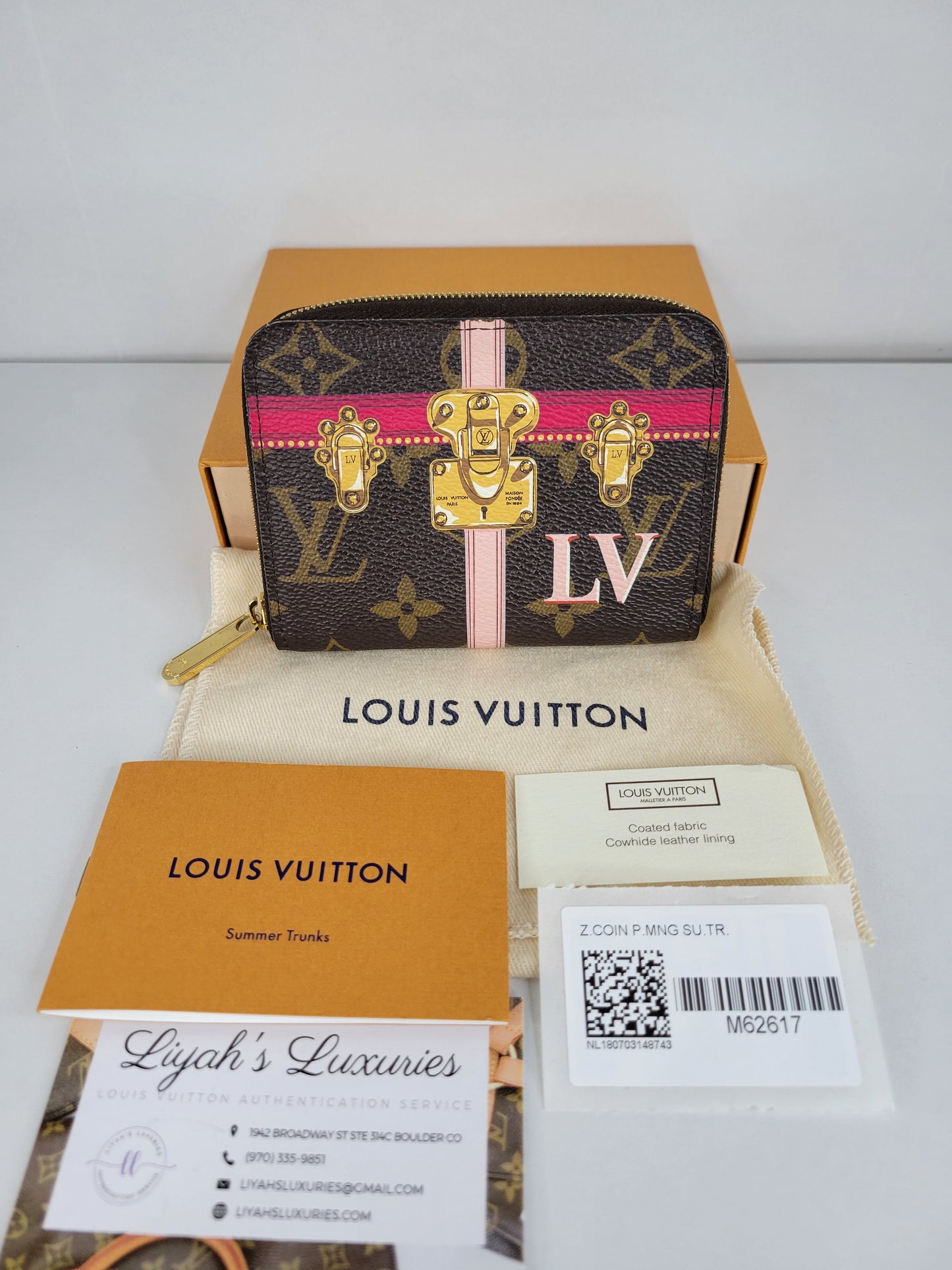 Louis Vuitton Monogram Summer Trunks Zippy Coin Purse